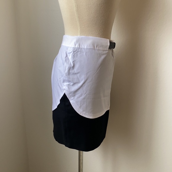Maison Martin Margiela  White Black Mini Skirt 6 - Picture 5 of 7